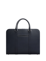Carl Friedrik Palissy 15" Laptop Leather Briefcase, 10L, Navy