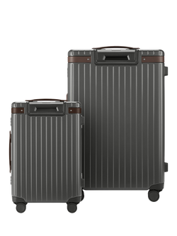 Carl Friedrik The Luggage Suitcase Set - view 2, Grey/Chocolate