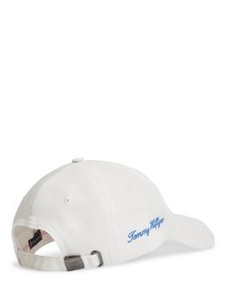 Tommy Hilfiger Cotton Embroidery Logo Baseball Cap - view 2, Oatmeal/Blue