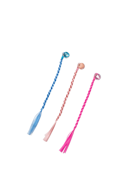 Stych Kids' Sequin Sparkle Hair Accessory Set, Pack of 4, Pink/Multi - view 2, Pink/Multi