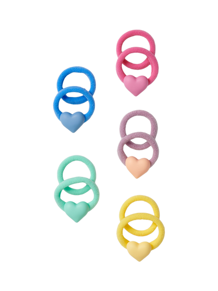 Stych Kids' Sequin Sparkle Hair Accessory Set, Pack of 6, Pink/Multi - view 2, Pink/Multi
