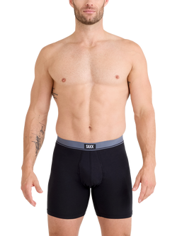 SAXX Essential Boxer Briefs, Pack of 3, Black Multi - view 2, Black Multi