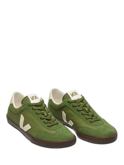 VEJA Volley Canvas Trainers, Khaki - view 2, Khaki