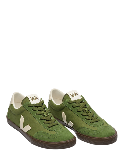 VEJA Volley Canvas Trainers, Khaki - view 2, Khaki