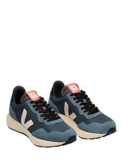 VEJA Paulistana Trainers, Blue/Multi - view 2, Blue/Multi
