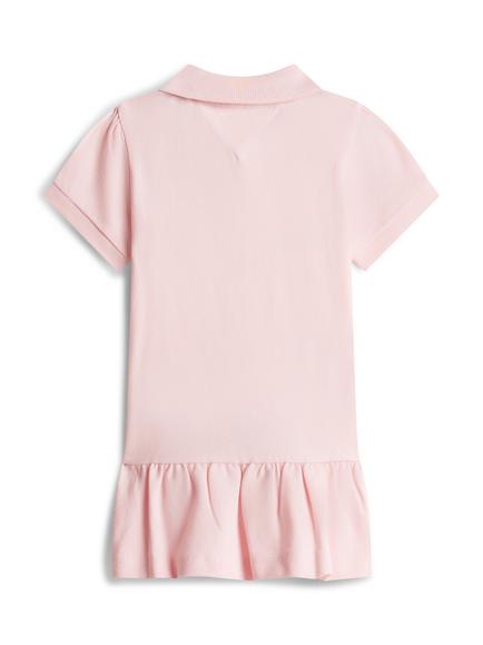 Tommy Hilfiger Baby Pique Polo Dress, Light Pink - view 2, Light Pink