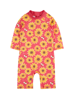 Frugi Baby Little Sun Safe Suit, Multi, Multi