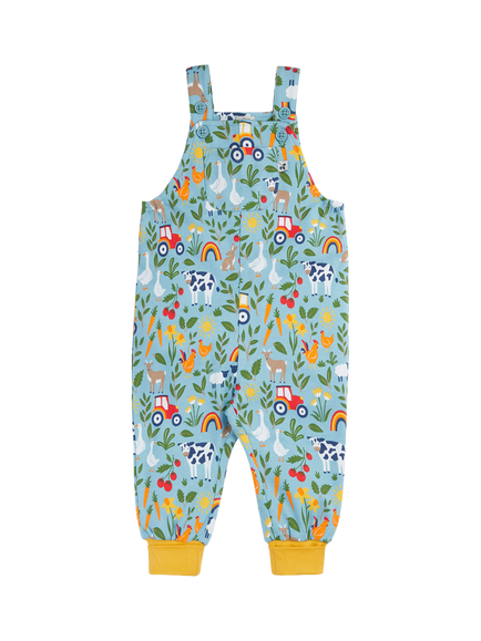Frugi Baby Parsnip Dungarees, Multi, Multi