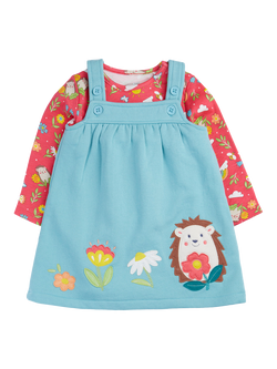 Frugi Baby Pippa Pinafore Outfit, Multi, Multi