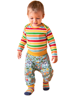 Frugi Baby Parsnip Trousers, Multi - view 2, Multi