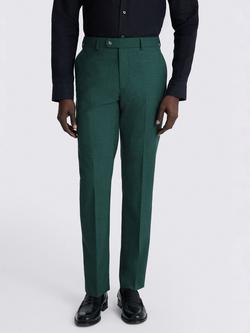 Moss Slim Fit Wool Blend Suit Trousers, Green, Green