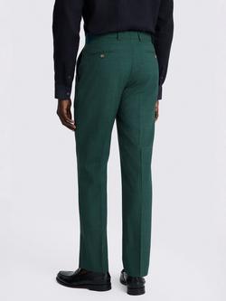 Moss Slim Fit Wool Blend Suit Trousers, Green - view 2, Green