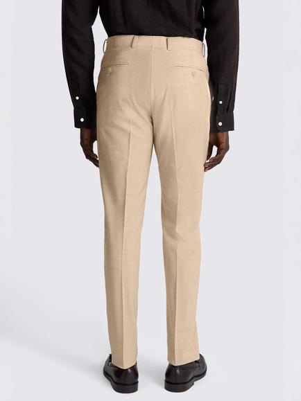 Moss Tailored Fit Wool Blend Performance Suit Trousers, Neutral - view 2, Neutral
