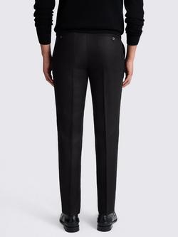Moss Tailored Fit Linen Suit Trousers - view 2, Black