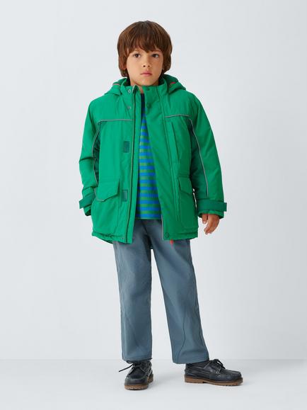 John Lewis Tech Waterproof Parka, Pine/Forest - view 2, Pine/ Forest