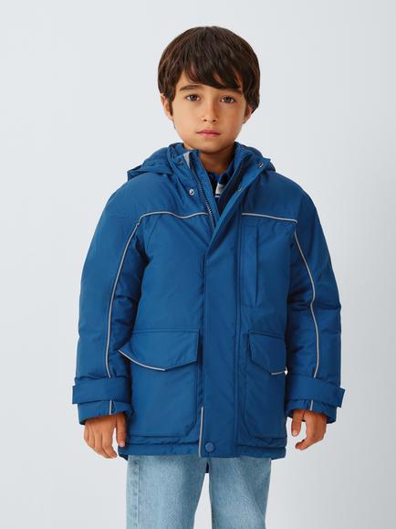 John Lewis Tech Waterproof Parka, Estate Blue, Estate Blue