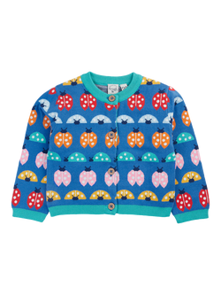 Frugi Kids' Mellion Cardigan, Multi, Multi