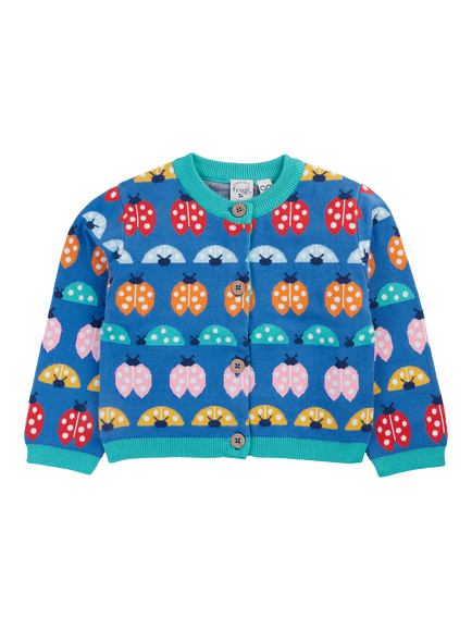 Frugi Kids' Mellion Cardigan, Multi, Multi