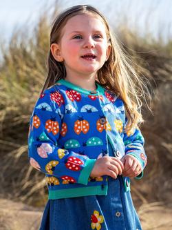 Frugi Kids' Mellion Cardigan, Multi - view 2, Multi