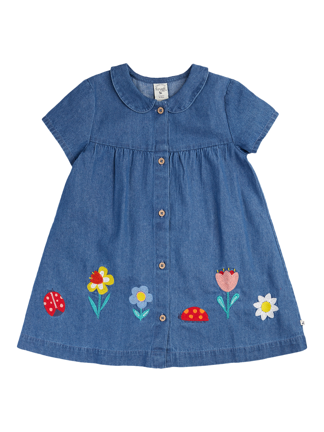 sachin and babi light blue dress Buy Bombay Paisley Blue Floral Embroidered Denim A-Line Dress from Westside main image 1