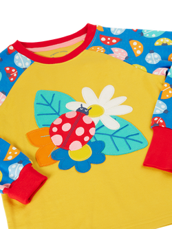 Frugi Kids' Jamie Ladybird Pyjamas, Multi - view 2, Multi
