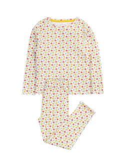 Frugi Kids' Pepper Pointelle Pyjamas, Multi, Multi