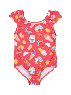 Frugi Kids' Marina Swimsuit, Multi, Multi