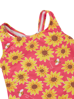 Frugi Kids' Sally Swimsuit, Multi - view 2, Multi