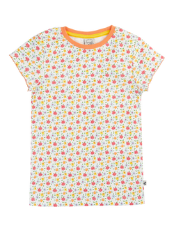 Frugi Kids' Pippa Pointelle T-Shirts, Pack of 2, Multi - view 2, Multi