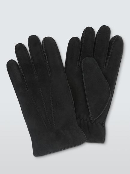 John Lewis Sheepskin Gloves, Black