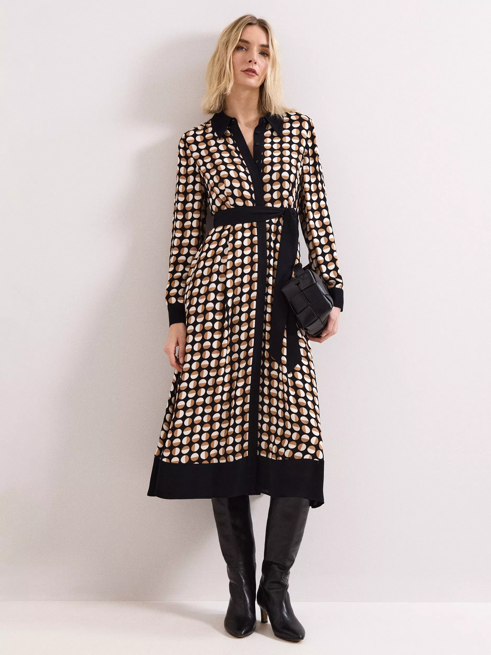Ladies Dresses Fernanda Spot Dress Phase Eight Lucinda Spot Dress Phase  Eight ROW