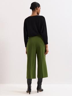 Phase Eight Aubrielle Tailored Culottes, Green - view 2, Green