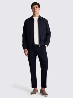Moss Harrington Jacket, Navy - view 2, Navy