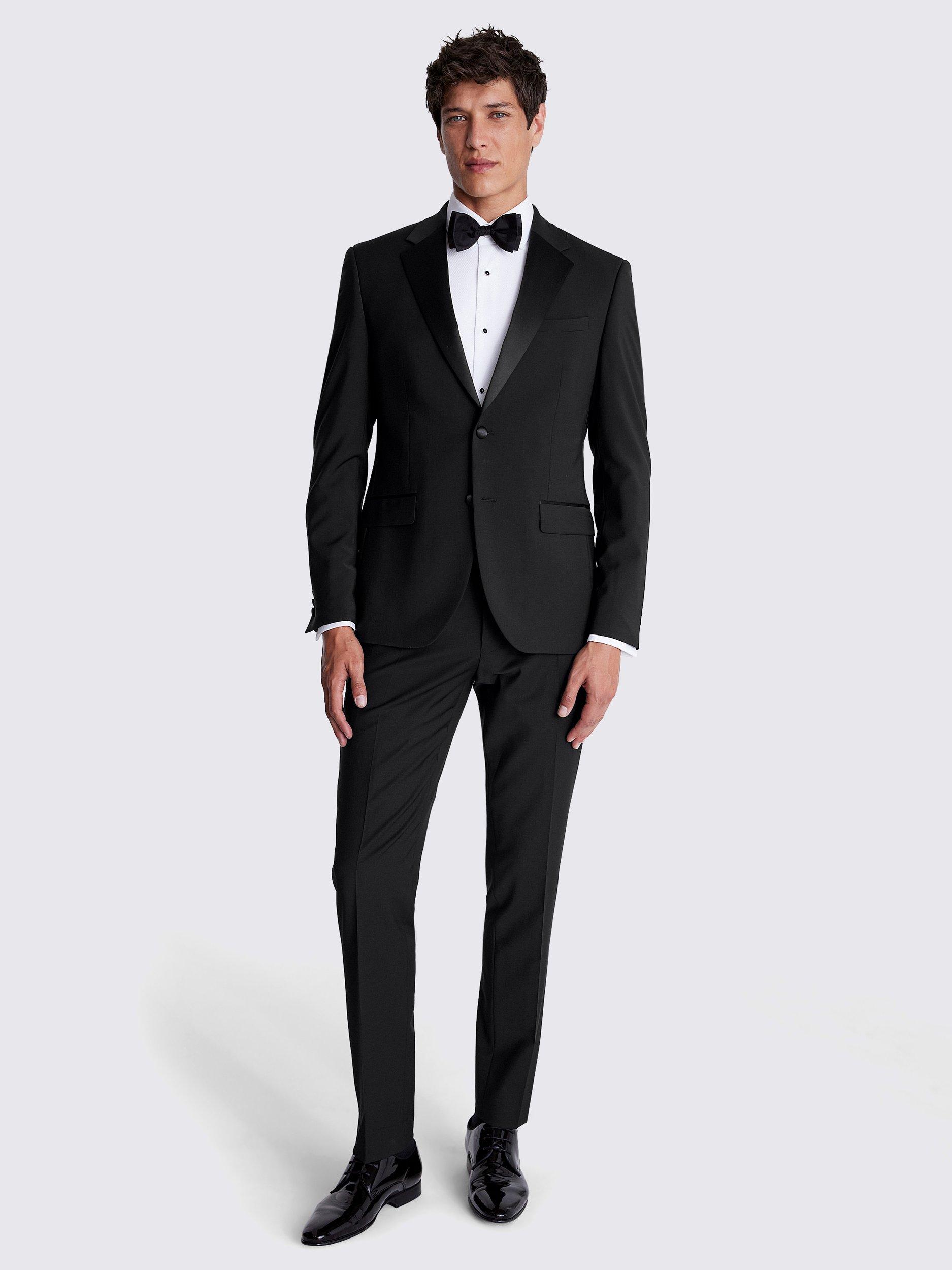 Product image 2 of 4, which shows Moss Nano tuxedo Jacket, Black, 34S