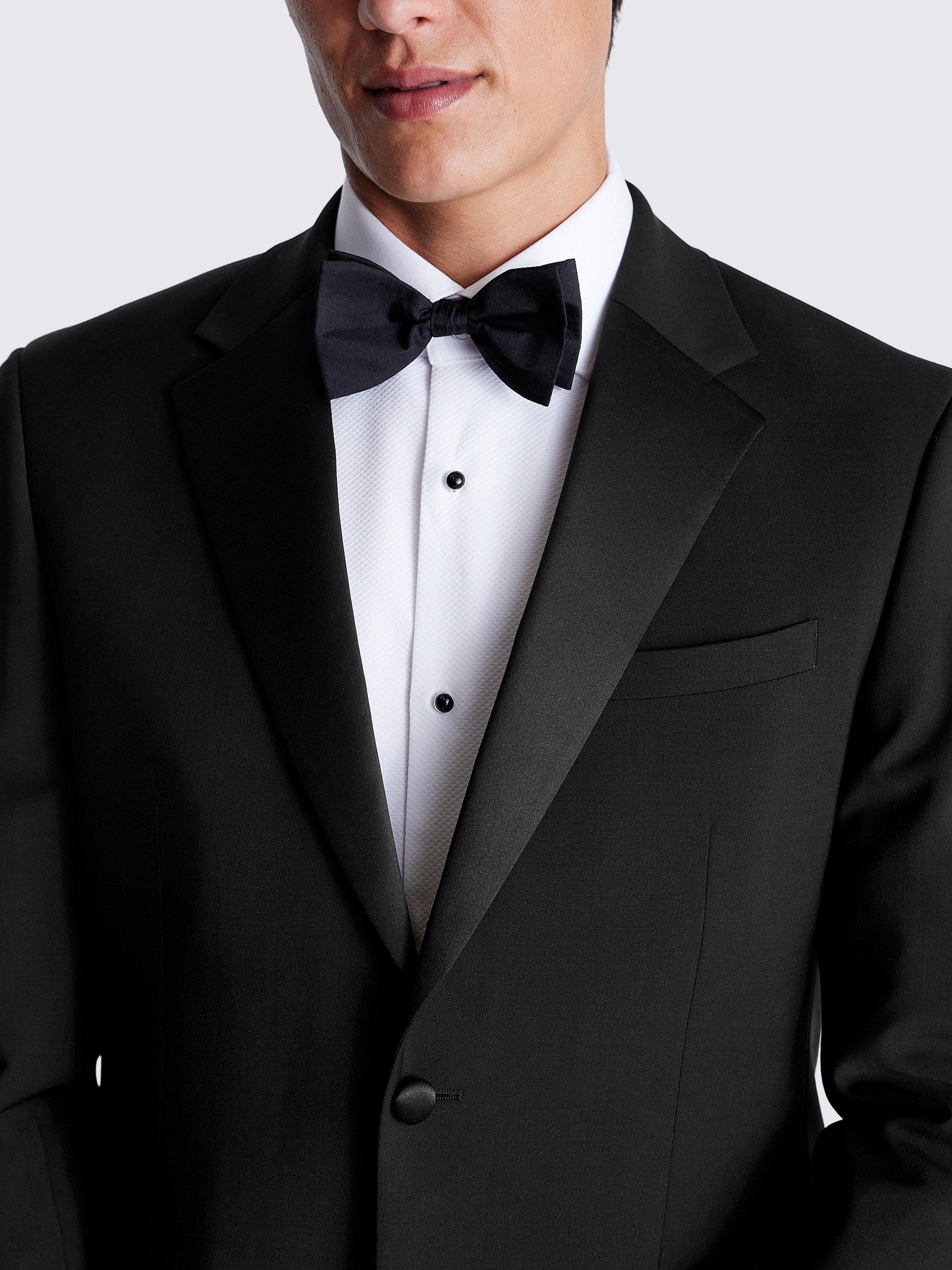 Product image 4 of 4, which shows Moss Nano tuxedo Jacket, Black, 34S