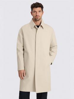 Moss Oversized Cotton Blend Coat, Light Taupe - view 2, Light Taupe