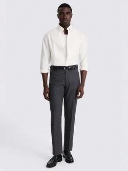 Moss Cotton Regular Fit Oxford Shirt, Off White - view 2, Off White