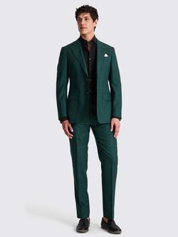 Moss Tailored Fit Italian Wool Blend Suit Jacket, Emerald - view 2, Emerald