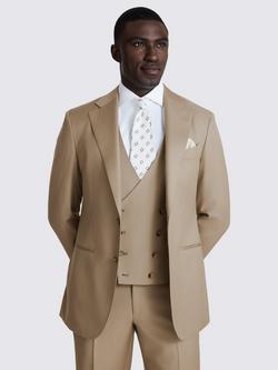 Moss Tailored Fit Italian Wool Suit Jacket, Brown, Taupe