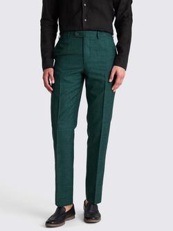 Moss Tailored Fit Italian Wool with Silk Suit Trousers, Emerald, Emerald