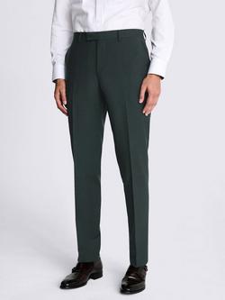 Moss Performance Tailored Fit Wool Blend Suit Trousers, Bottle Green, Bottle Green