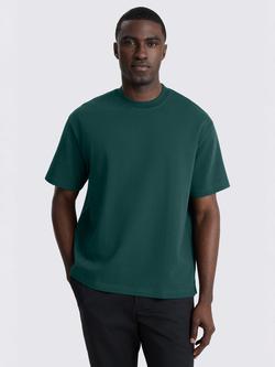 Moss Cotton Regular Fit Short Sleeve Heavy T-Shirt, Emerald