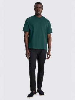 Moss Cotton Regular Fit Short Sleeve Heavy T-Shirt - view 2, Emerald