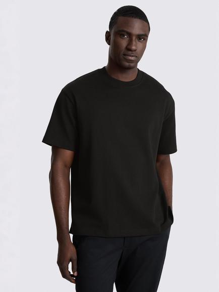 Moss Heavy Weight Cotton T-Shirt, Black