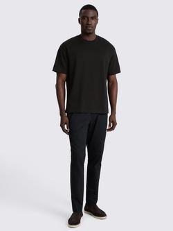 Moss Cotton Regular Fit Short Sleeve Heavy T-Shirt - view 2, Black