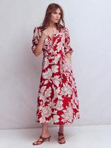 white short linen dress Beloved Puff Sleeve Linen Blend Mini Dress White
