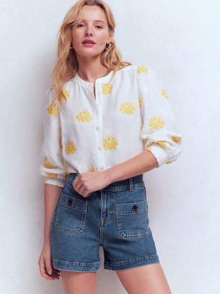 Boden Primrose Denim Shorts, Mid Vintage, Mid Vintage