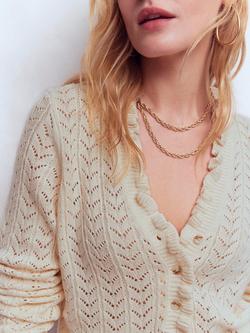 Boden Eloise Textured Stitch Jumper, Warm Ivory - view 2, Warm Ivory