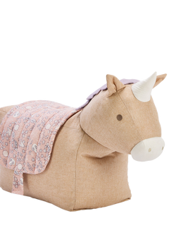Tutti Bambini Uma Unicorn Ride-On Bean Bag, Love Cats