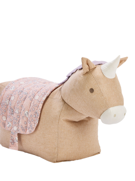 Tutti Bambini Uma Unicorn Ride-On Bean Bag, Love Cats